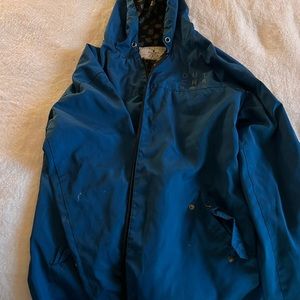dutch bros windbreaker jacket blue